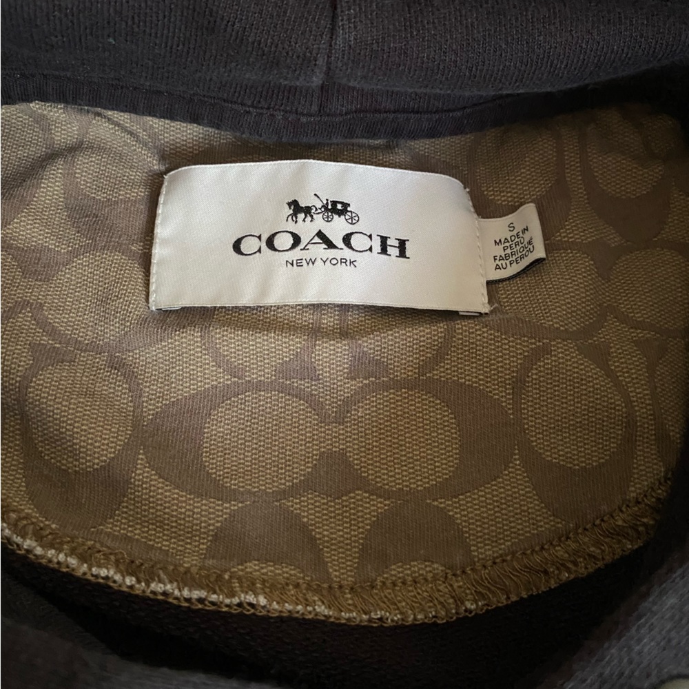 Coach hoodie size small with camouflage pocket